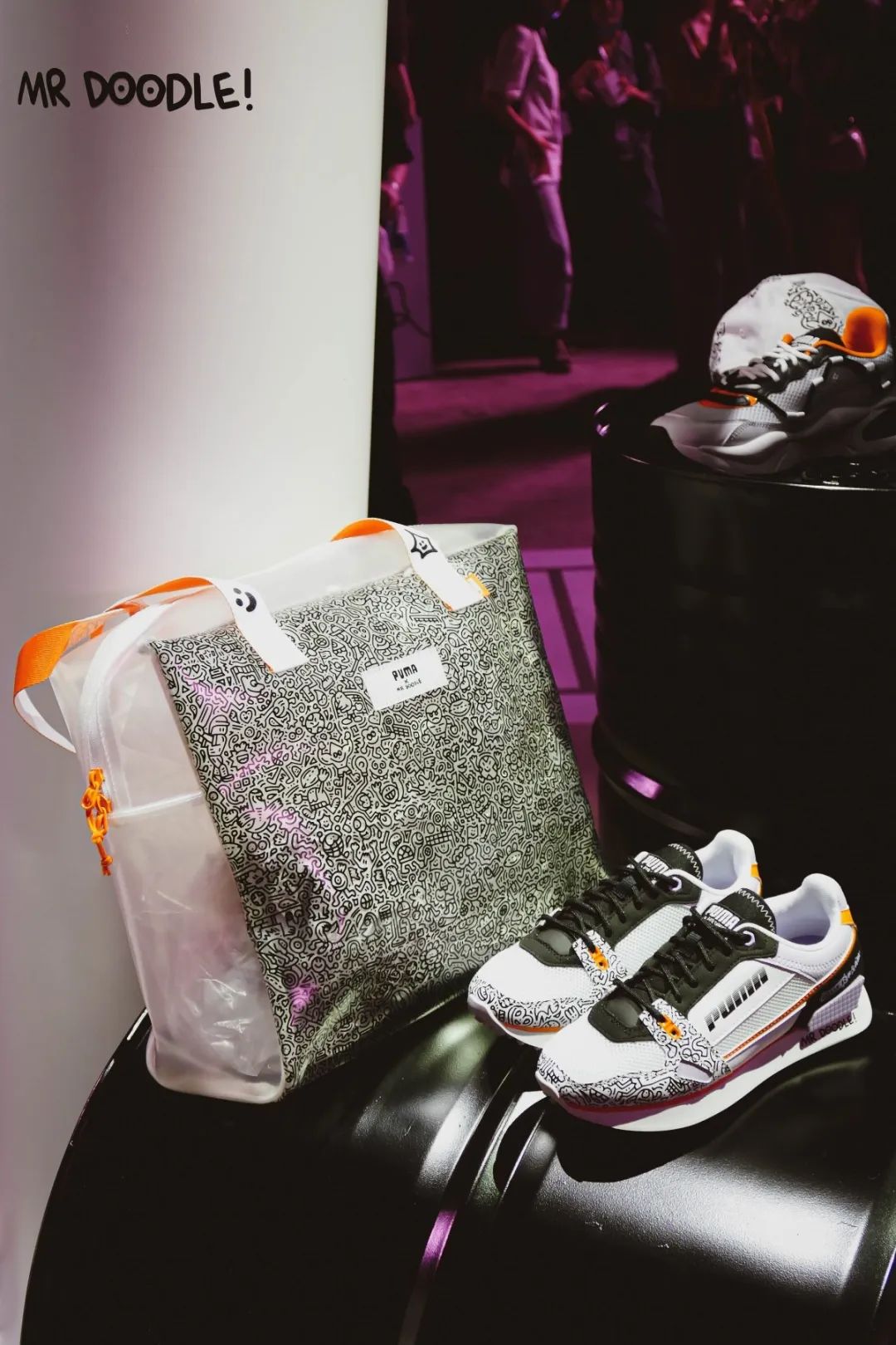 puma联名神仙配色,puma新款涂鸦