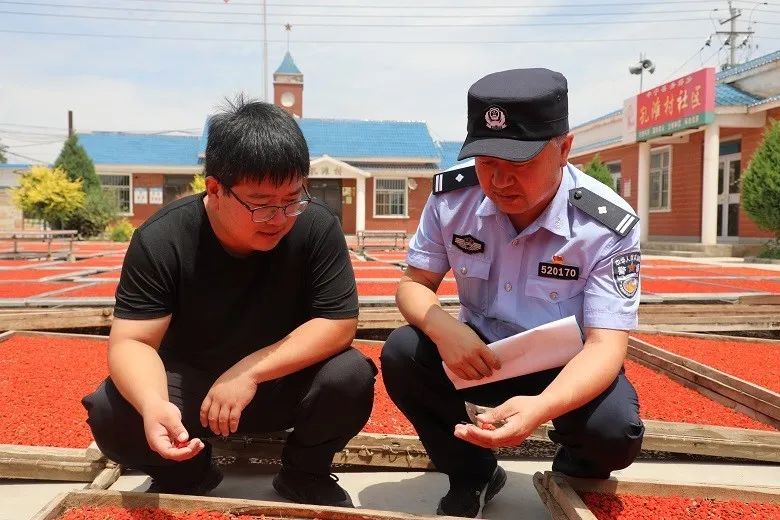 用平安“蓝”守护枸杞“红”