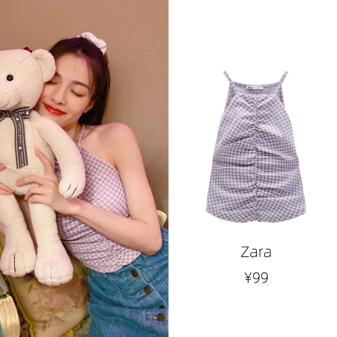 明星银色礼服钟楚曦,钟楚曦zara