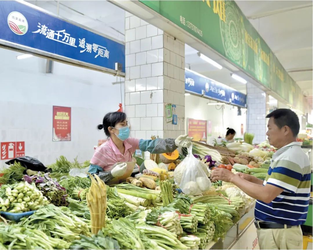 南宁市东葛路飞凤菜市,凤起路农贸市场放心菜篮子