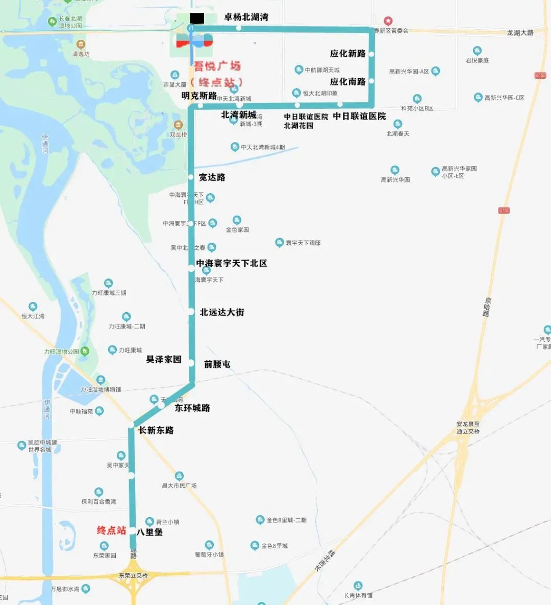长春222路和245路公交车交汇,长春m207路公交车路线时间表