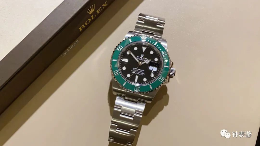劳力士绿鬼和黑间金,劳力士新款绿水鬼超强放大细节图