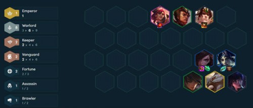 LOL云顶之弈10.19最强上分阵容推荐lol云顶之弈S4赛季三国猛将月神强势阵容玩法攻略