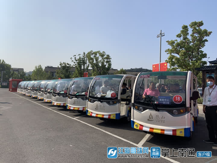 南通狼山集散中心观光车,南通狼山游客集散中心公交车