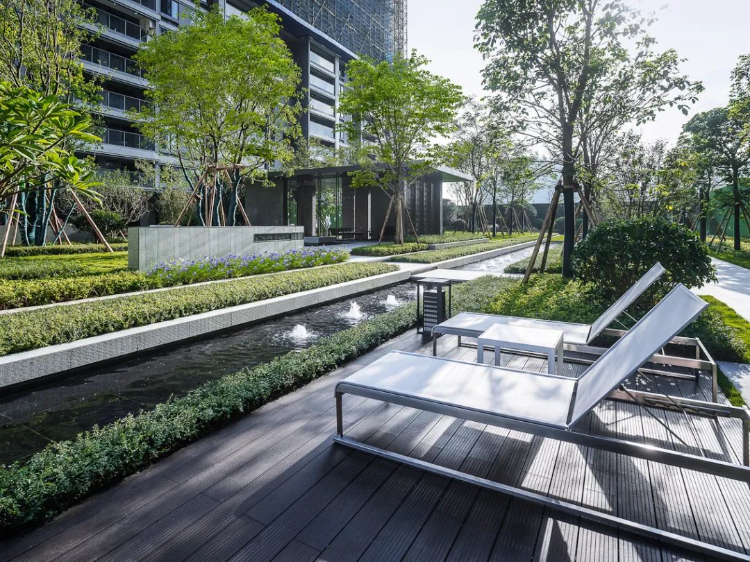 融创长乐壹号湖上样板房,景观蒙太奇