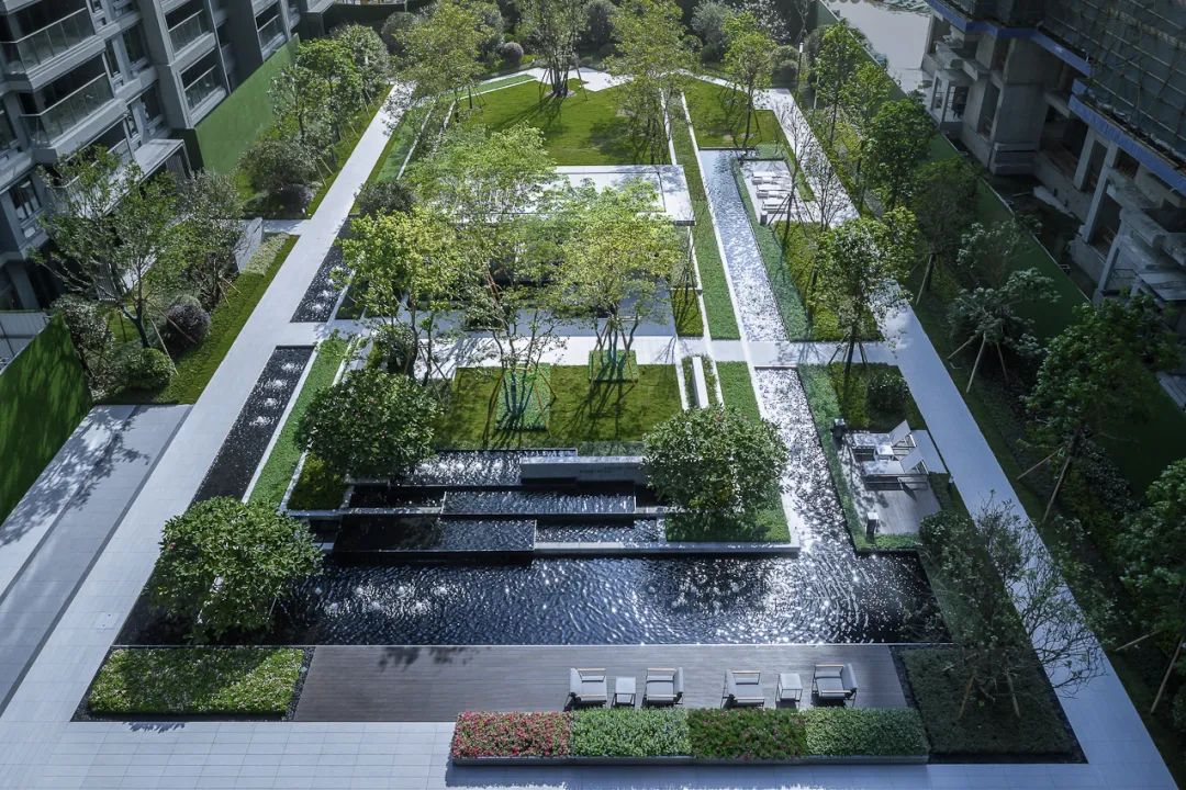 融创长乐壹号湖上样板房,景观蒙太奇