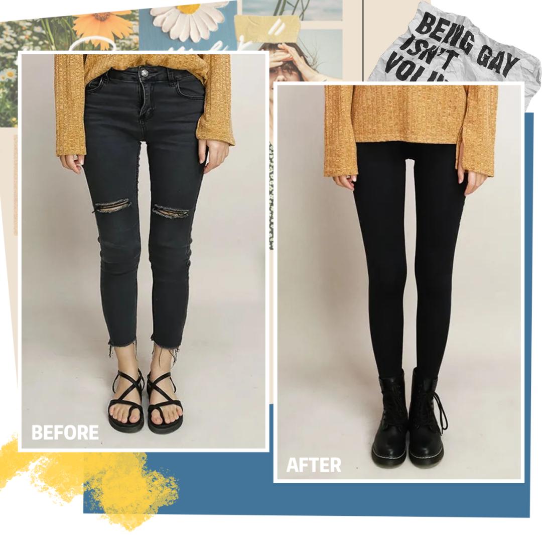 小黑裤好看显瘦,一条小黑裤搞定秋冬100种时髦搭配