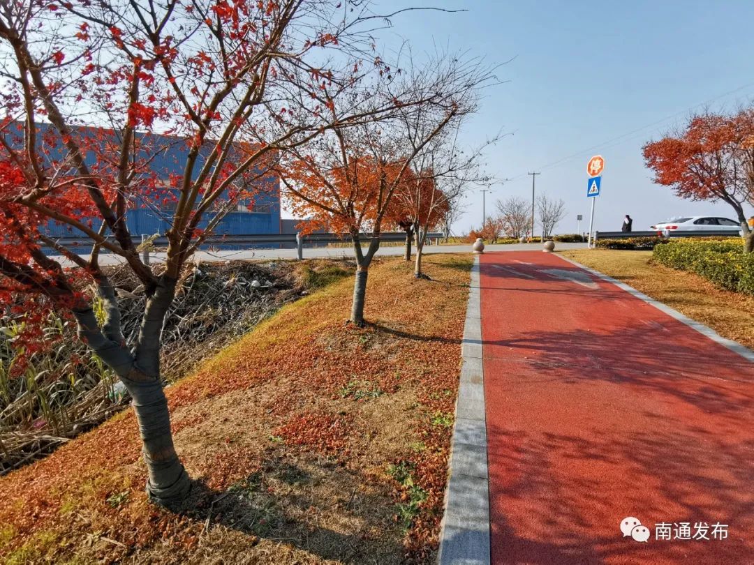 南通最美海岸线,南通海岸线公园风景图