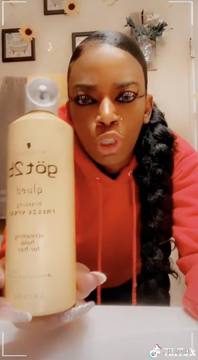 万能胶给头发定型,网红用万能胶