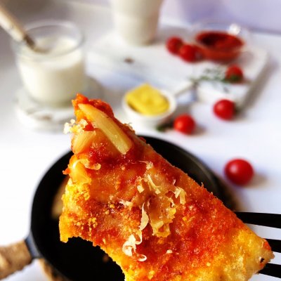 简易版披萨平底锅,平底锅披萨