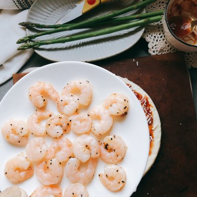 芦笋披萨怎么做,芦笋虾仁披萨