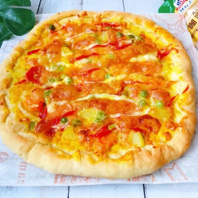 无黄油自制披萨,连面都不用揉简单美味的懒人披萨