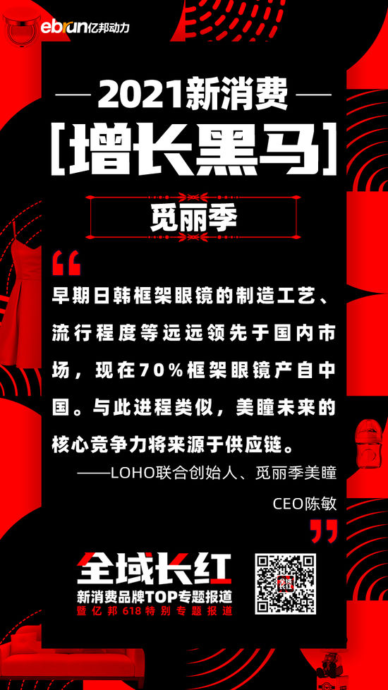 背靠LOHO集团销售额近千万美瞳品牌觅丽季将自建工厂