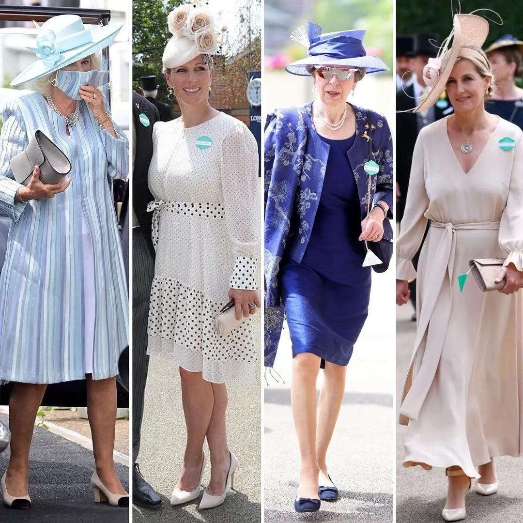 西班牙莱后不敌韩第一夫人，二穿旧裙老气突显，全靠高马尾撑精神