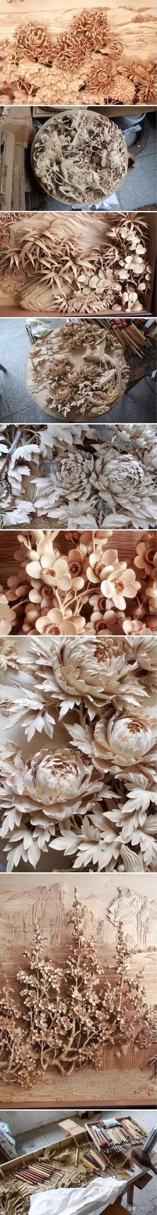 木雕是一门需要技术的艺术，值得尊重