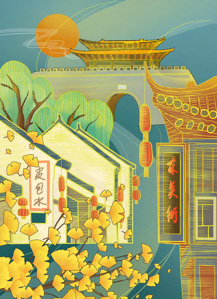 手绘国潮壁纸1920*1080,国潮壁纸图片保存