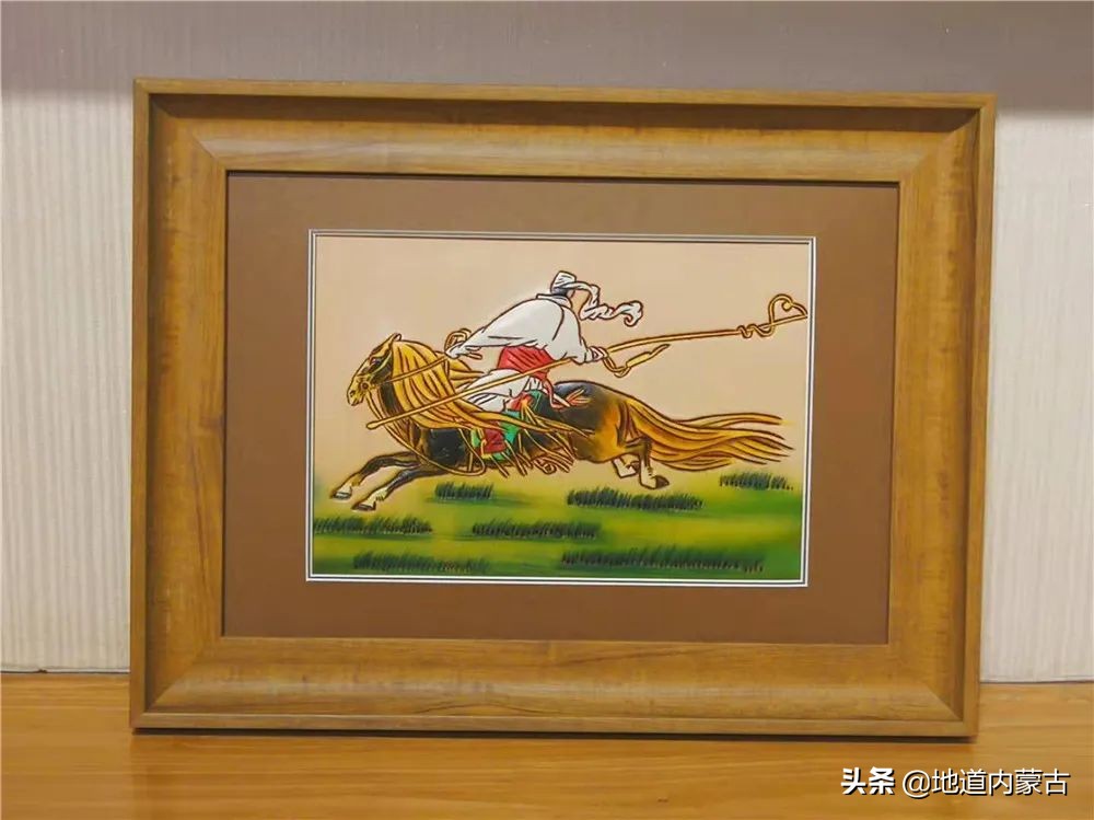 蒙古族手工皮雕包,蒙古族特色民间工艺