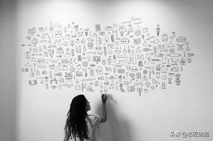 墙壁简单又好看的墙绘,手绘高级感墙面