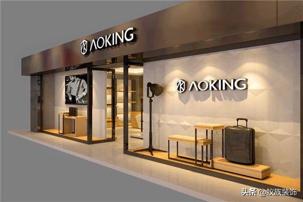 四川箱包店装修,箱包批发店装修图纸