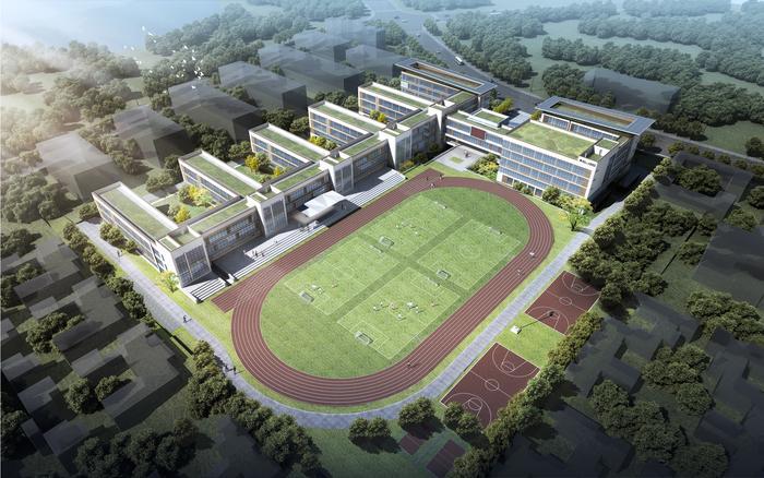 曲江一小新校区环境,西安曲江一中校园