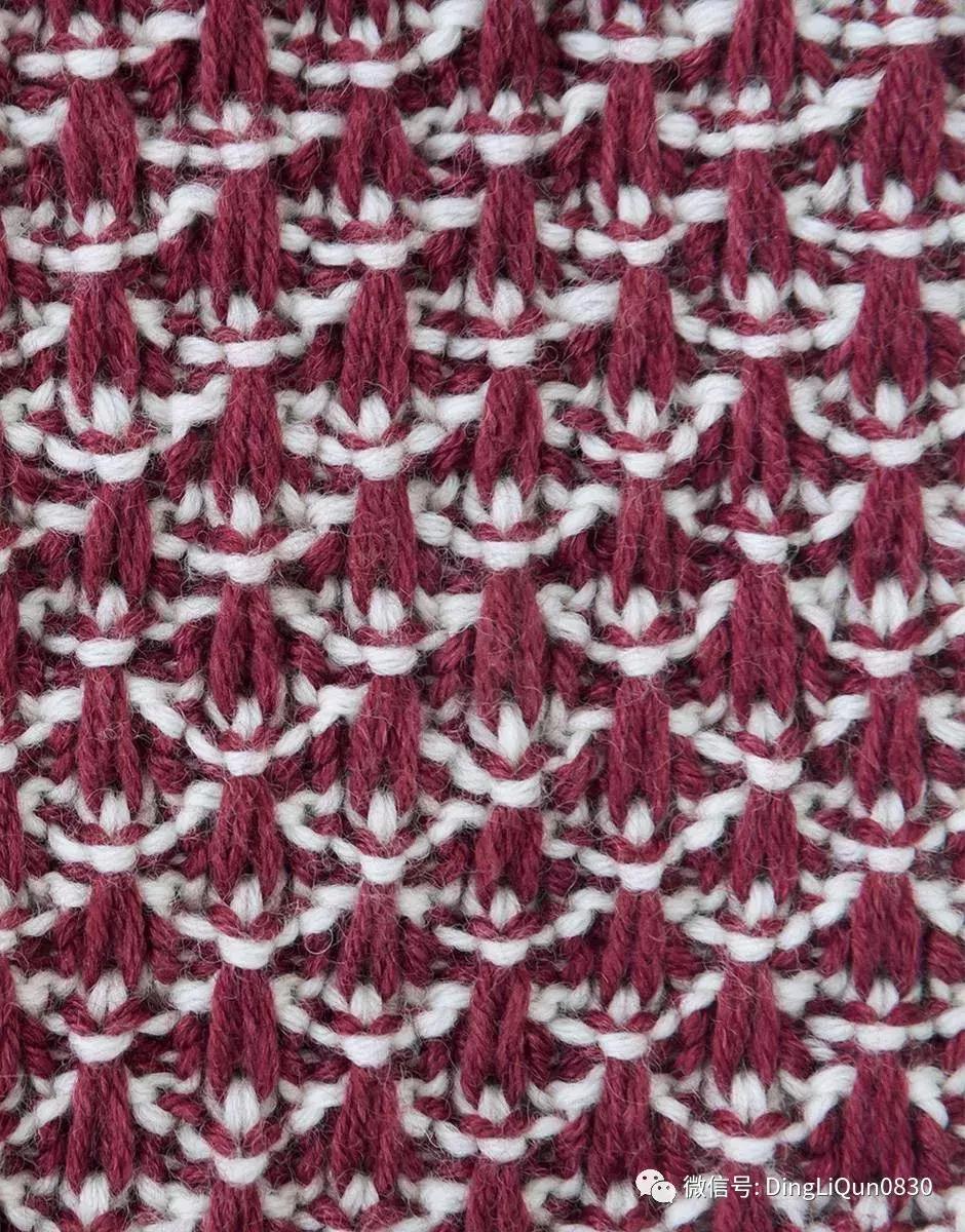 围巾编织教程10-15岁,圆肩针织宽松套头衫小款编织