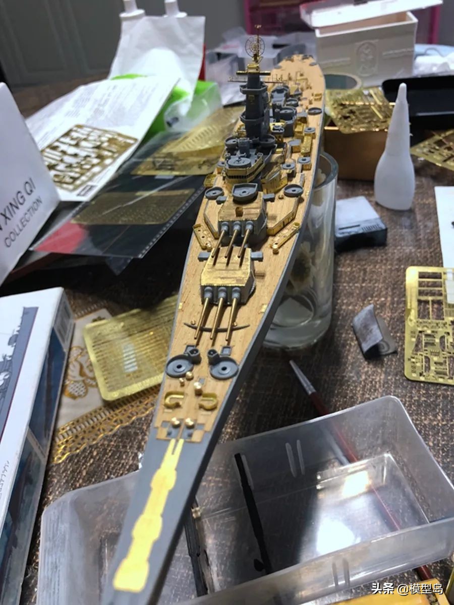 1:2000密苏里号战列舰模型,1:700密苏里号战列舰模型测评