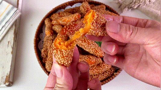 菊子炸土豆,香脆油炸红薯条