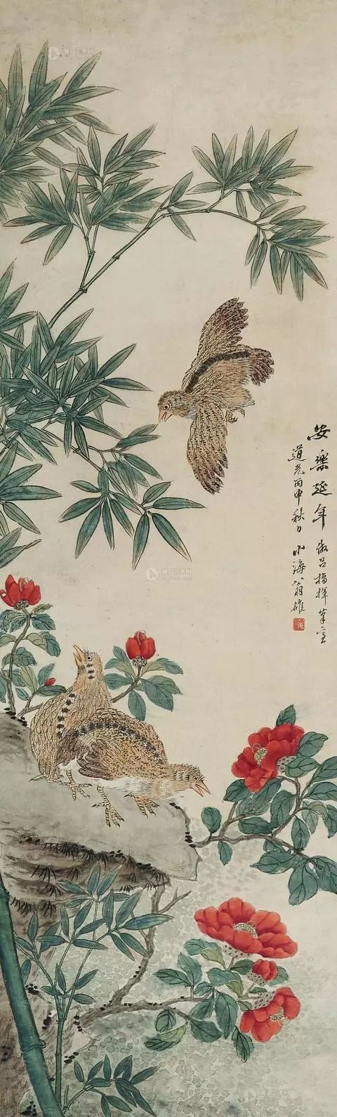 清代花鸟鱼虫画,清代国画名家花鸟鱼虫
