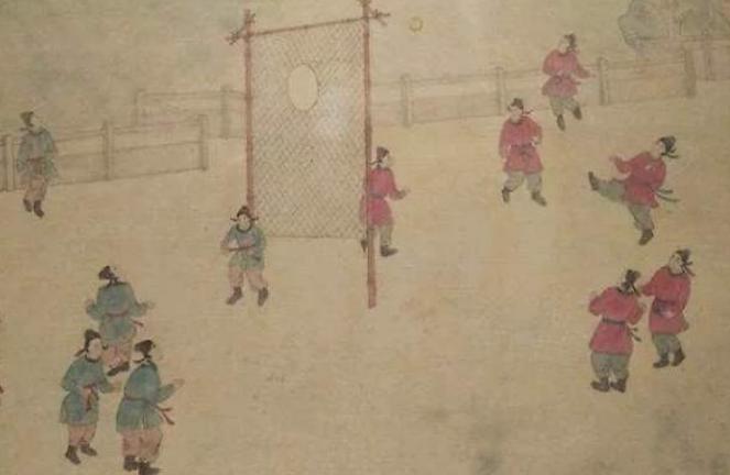 蹴鞠宋代,蹴鞠场边万人看