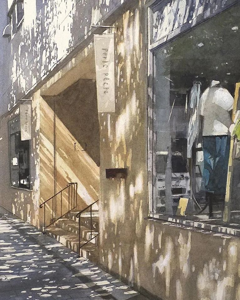 水彩大师笔下的花卉,简单唯美的水彩花卉