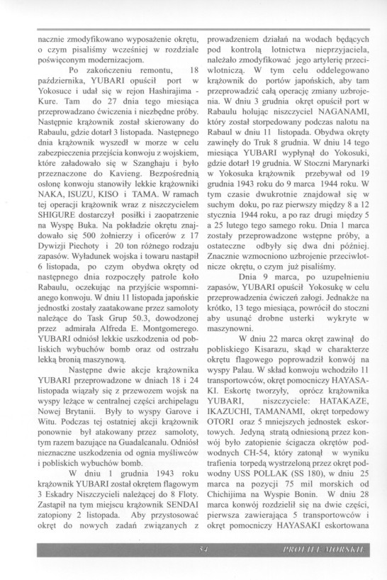 旧日本海军夕张级轻巡洋舰YUBARILightCruiser