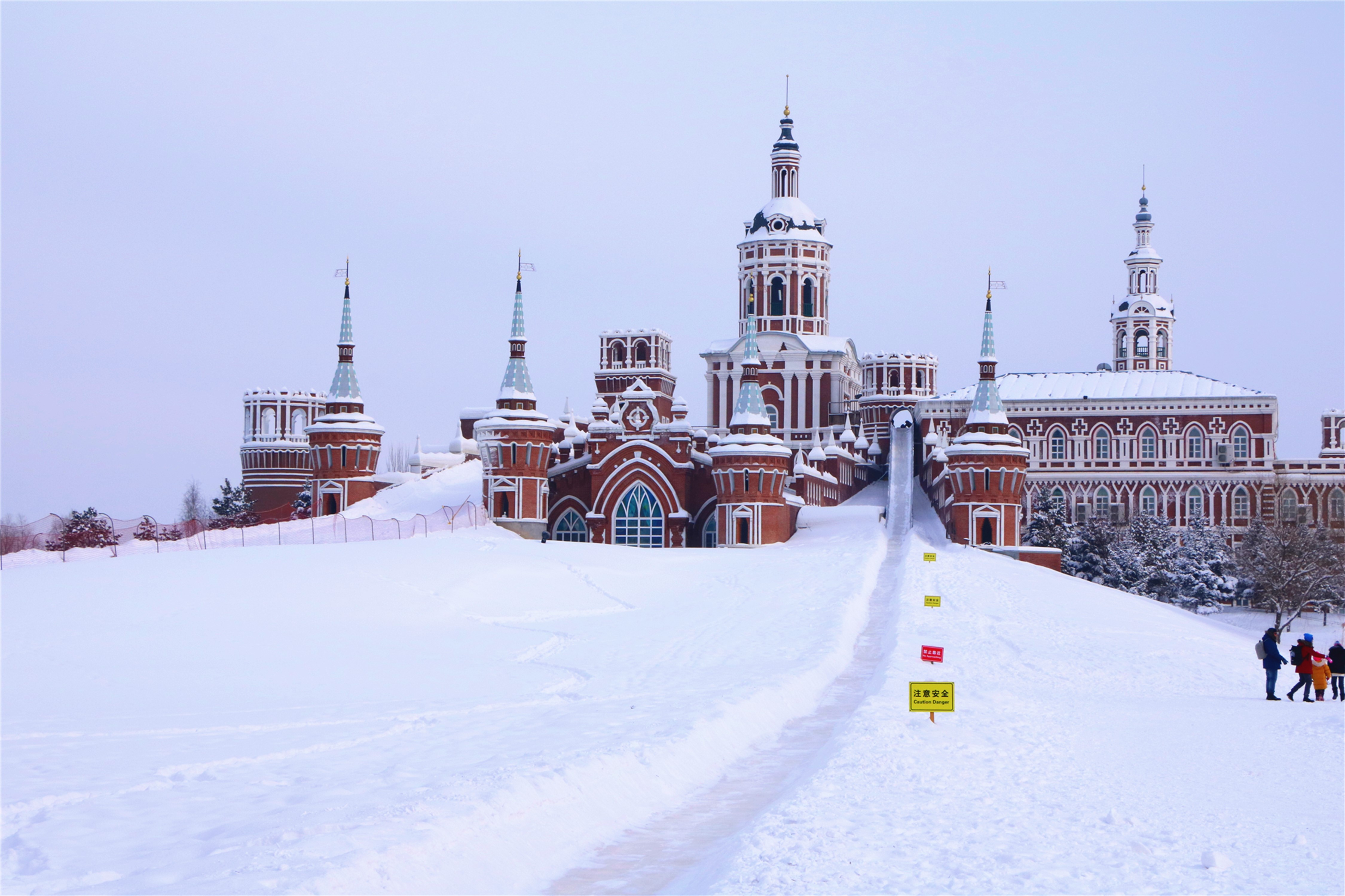 伏尔加庄园和俄罗斯风情小镇,伏尔加庄园浪漫的俄式冬季