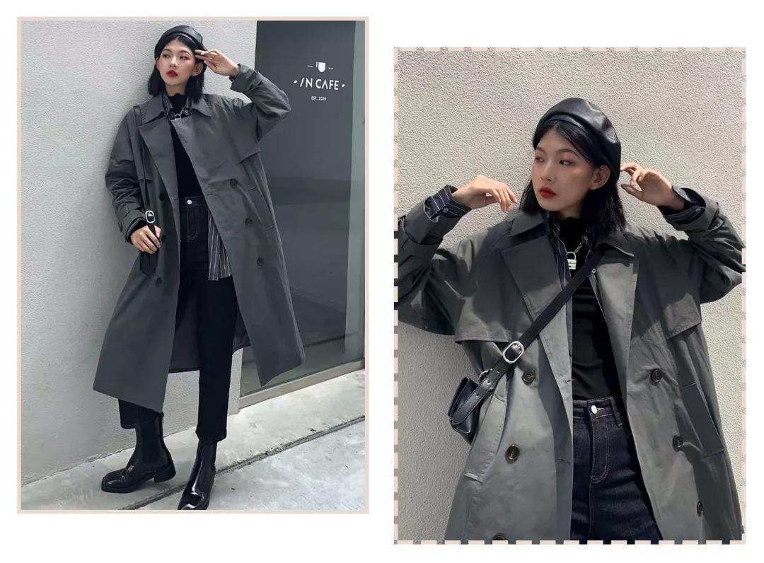 风衣怎么穿才好看简单,新式风衣穿搭技巧