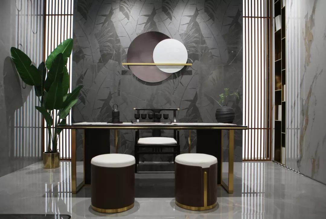 冠星王澜系列展厅效果,冠星王陶瓷佛山总部展厅