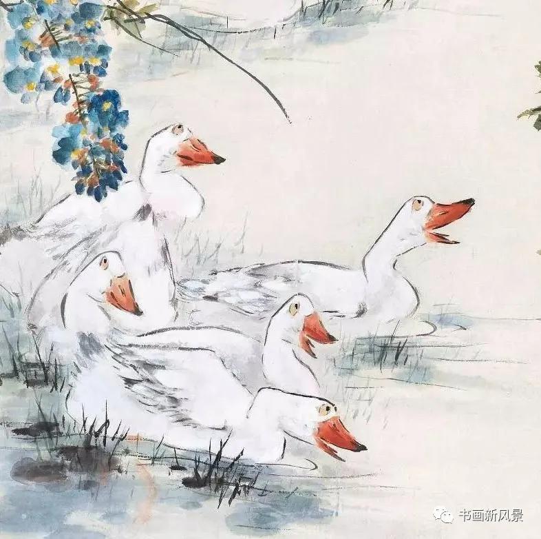 王雪涛画戴胜鸟,王雪涛画的小鸟图片