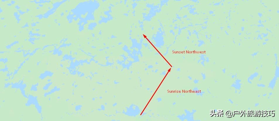 在野外辨别方向的小窍门,野外最简单最有效的辨别方向