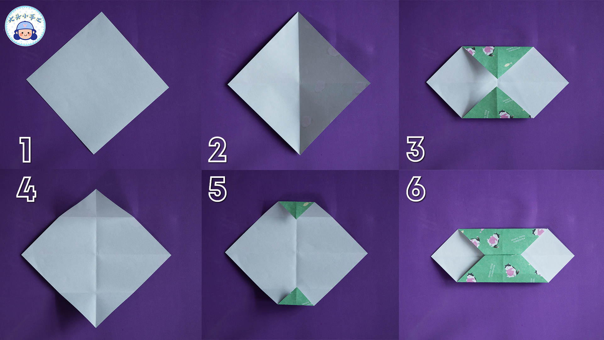 折纸沙发来啦，小朋友过家家必备！给你的宝贝也做一套吧