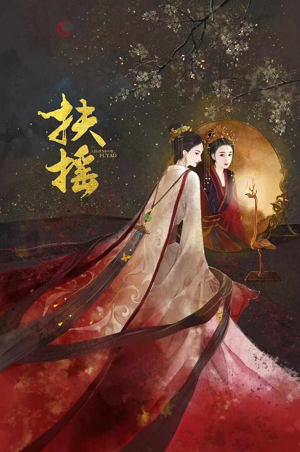 看完她笔下的古风美人,才知英雄难过美人关,一颦一笑让你醉倒