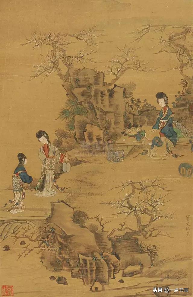 明仇英拍卖60亿的作品,明仇英桃源仙境图临摹