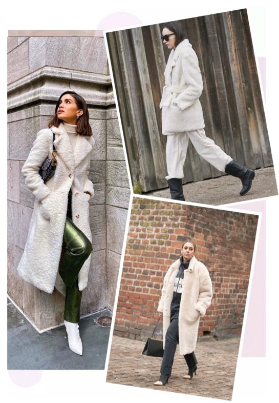 秋冬高级感穿搭淡粉色,奶油色系可爱的穿搭