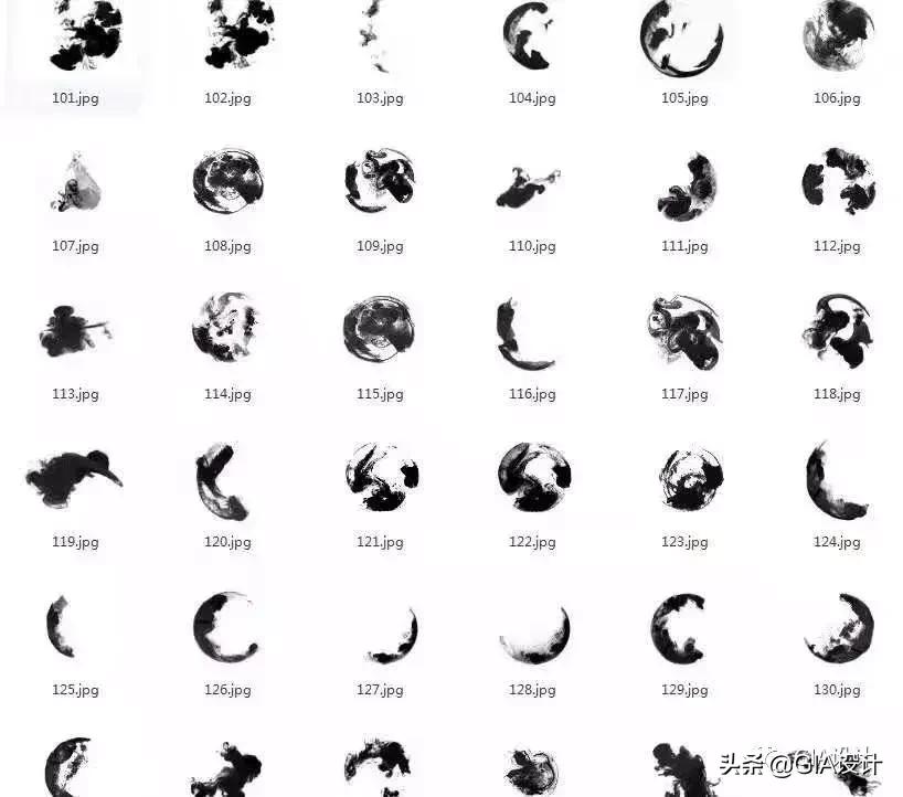 水墨风水海报手绘教程图片,水墨质感的中国风海报ps