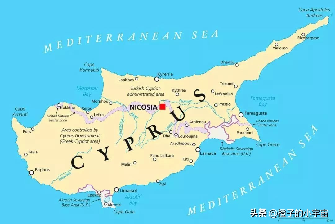 日不落帝国的遗产，塞浦路斯（Cyprus）