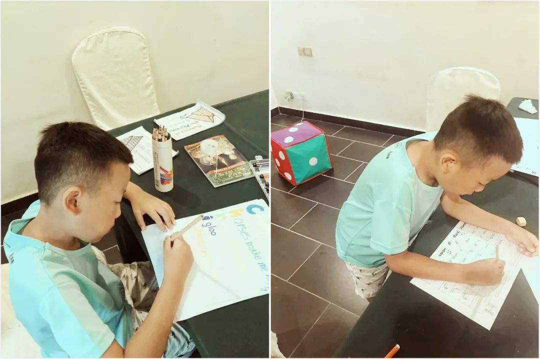 番薯汉桥夏令营进行时|书法剪纸绘画设计篮球和吃西瓜比赛