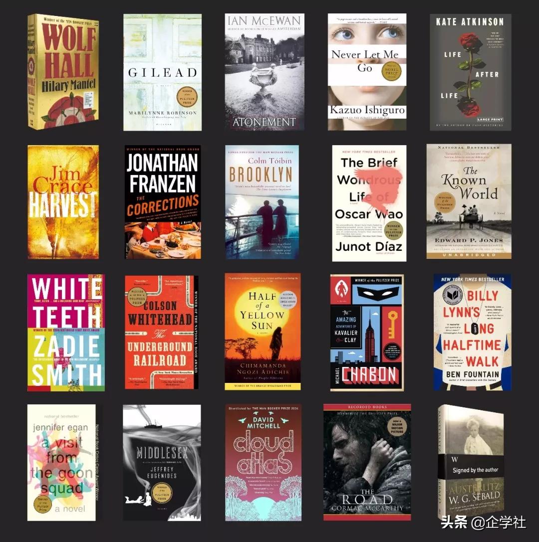 20世纪最经典的11本小说,21世纪经典阅读