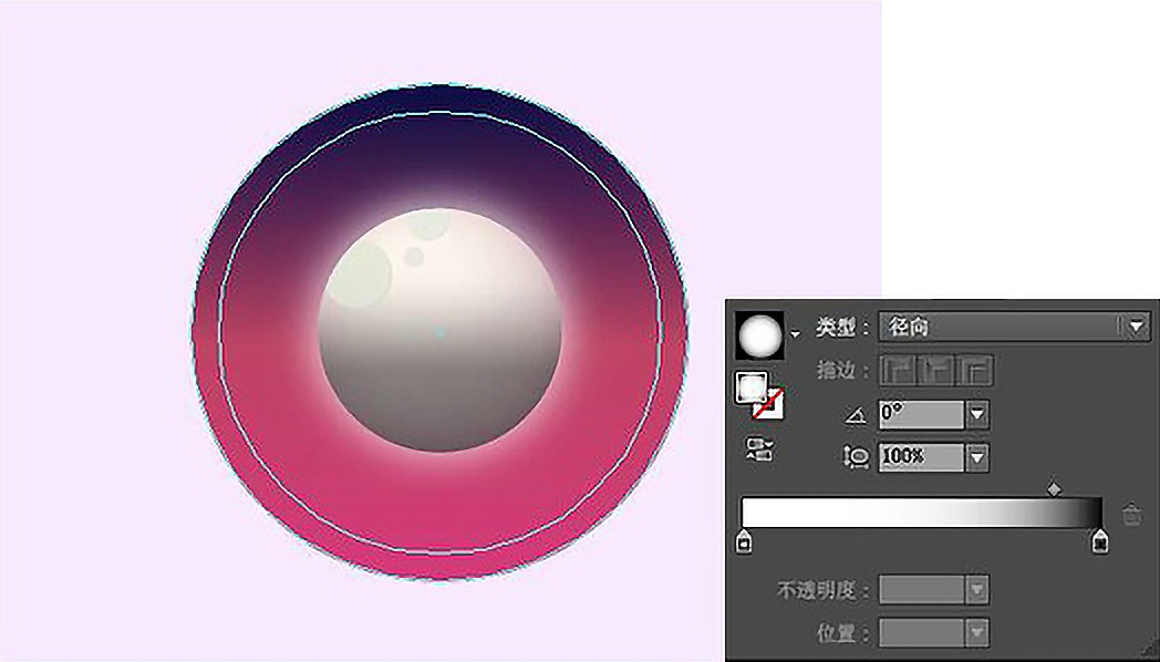 ai绘制梦幻星球,ai教程制作几何图