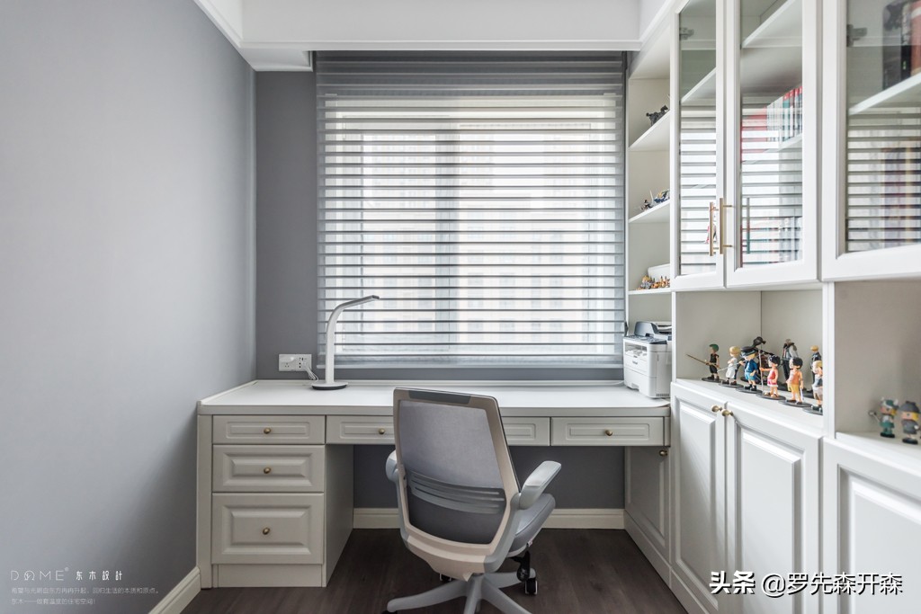 金湖湾90平轻奢装修,天津津南中海叠拼装修效果图