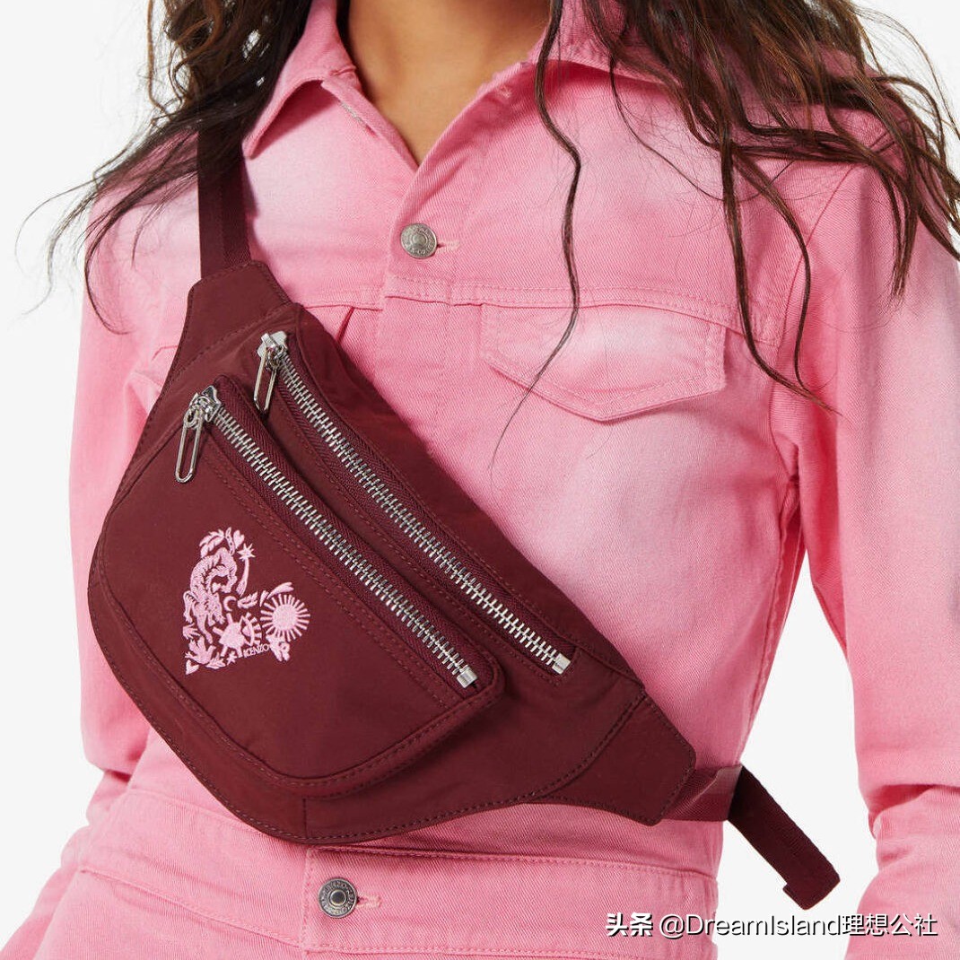 kenzo包限量款,kenzo刺绣小虎头斜挎包