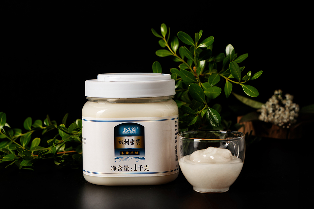 北大荒蜂蜜椴树雪蜜结晶,北大荒蜂蜜