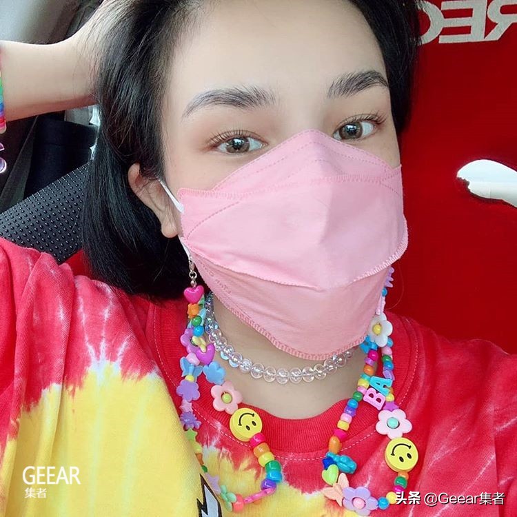 韩国流行潮色口罩,韩国时尚口罩