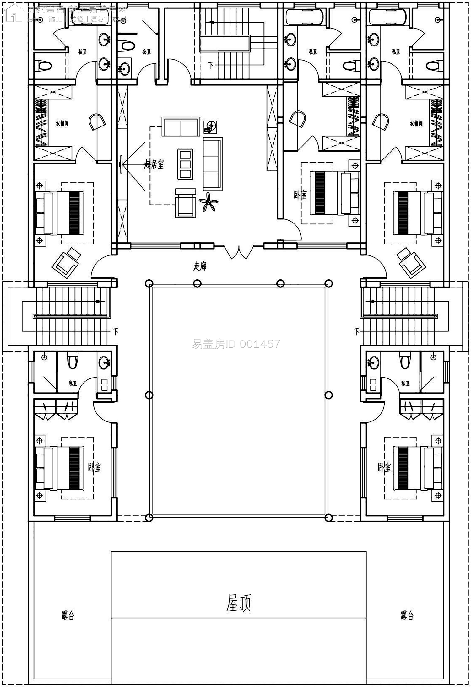 20套最全中式四合院大全,最经典的中式两层四合院